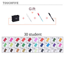 Load image into Gallery viewer, TouchFIVE Manga Markers Sketching Markers 168 Alcohol Felt Dual Brush Pen Art School Supplies 168/80/60/40/30 Colors