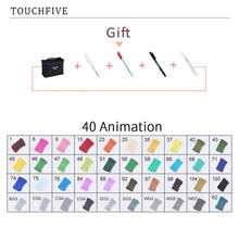 Load image into Gallery viewer, TouchFIVE Manga Markers Sketching Markers 168 Alcohol Felt Dual Brush Pen Art School Supplies 168/80/60/40/30 Colors