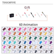 Load image into Gallery viewer, TouchFIVE Manga Markers Sketching Markers 168 Alcohol Felt Dual Brush Pen Art School Supplies 168/80/60/40/30 Colors