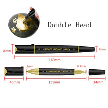 Load image into Gallery viewer, Mirror Marker Silver Marker Liquid Pen Art Liquid Mirror DIY Resin Paint Mirror Chrome Finish Metallic Craftwork Pen Accessories