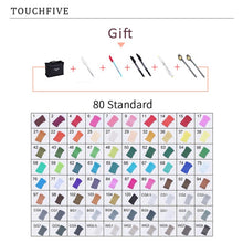Load image into Gallery viewer, TouchFIVE Manga Markers Sketching Markers 168 Alcohol Felt Dual Brush Pen Art School Supplies 168/80/60/40/30 Colors
