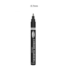 Load image into Gallery viewer, Mirror Marker Silver Marker Liquid Pen Art Liquid Mirror DIY Resin Paint Mirror Chrome Finish Metallic Craftwork Pen Accessories
