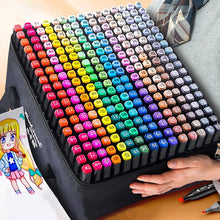 Load image into Gallery viewer, TouchFIVE Manga Markers Sketching Markers 168 Alcohol Felt Dual Brush Pen Art School Supplies 168/80/60/40/30 Colors
