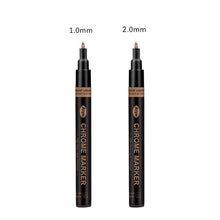 Load image into Gallery viewer, Mirror Marker Silver Marker Liquid Pen Art Liquid Mirror DIY Resin Paint Mirror Chrome Finish Metallic Craftwork Pen Accessories
