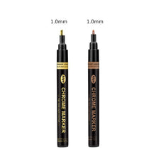 Load image into Gallery viewer, Mirror Marker Silver Marker Liquid Pen Art Liquid Mirror DIY Resin Paint Mirror Chrome Finish Metallic Craftwork Pen Accessories
